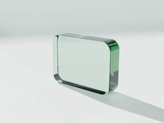 Mint glass slab