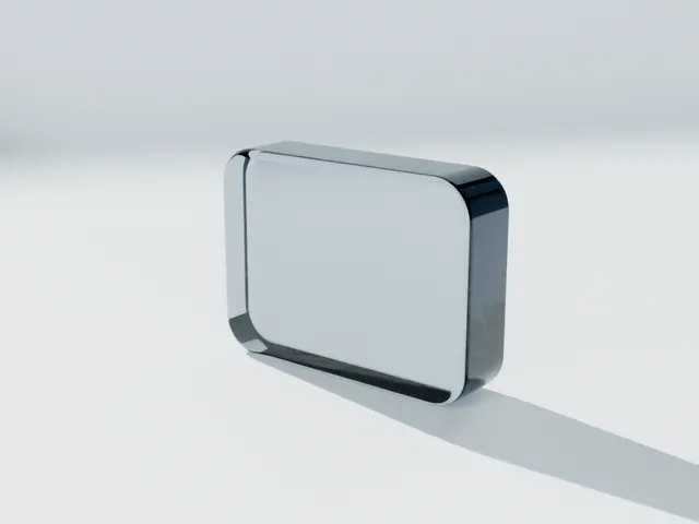 Ocean glass slab